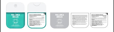 HAND SANITIZER MALLORCA BREEZE 포장