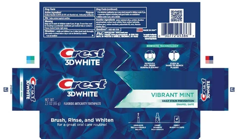 Crest 3D WhiteStain Eraser Daily Stain Prevention Icy Clean Mint 포장
