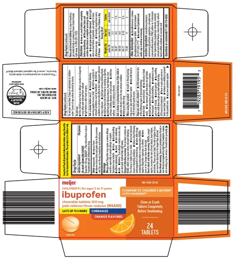 childrens ibuprofen packaging