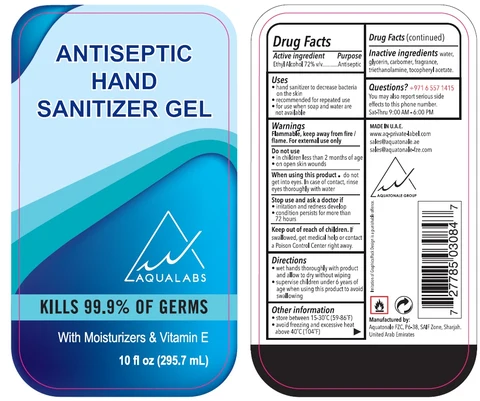 AQUALABS ANTISEPTIC HAND SANITIZER 포장