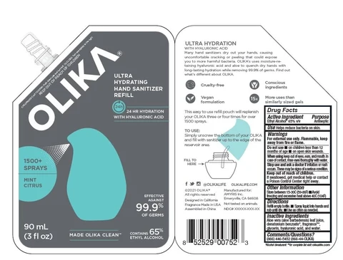 Hand Sanitizer packaging