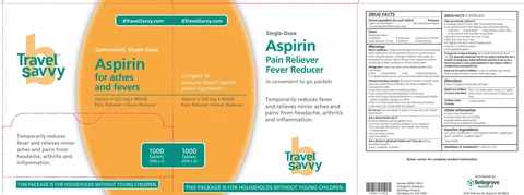 Travel Savvy Aspirin packaging