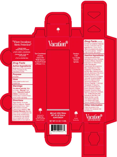 Vacation Lip Balm 포장