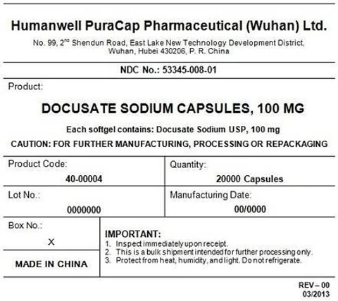 DOCUSATE SODIUM 포장