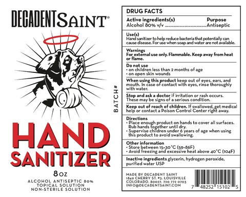 Hand Sanitizer packaging