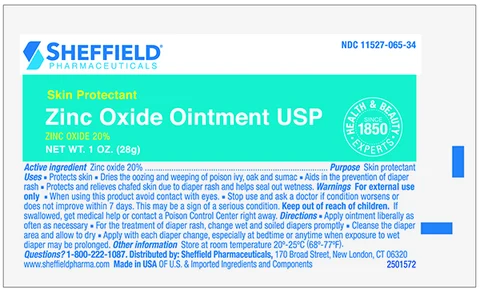 Sheffield Zinc Oxide 포장