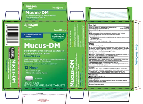 AMAZON BASIC CARE MUCUS DM 포장