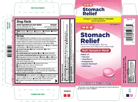 HEB Stomach Relief 포장