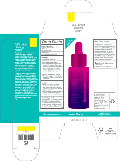 AGE Bright Clearing Serum 포장