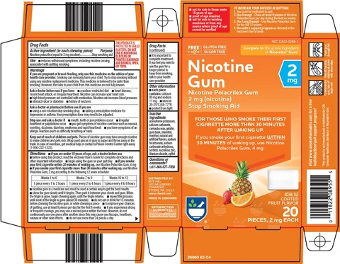 nicotine 포장