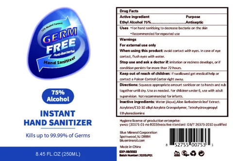 HAND SANITIZER 포장