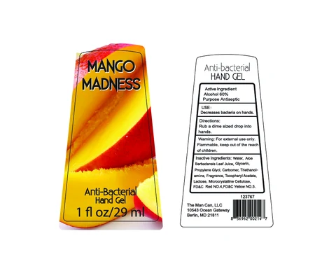 Anti-Bacterial Hand Gel Mango Madness 포장