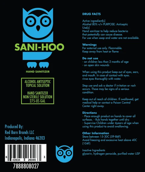 SaniHoo Hand Sanitizer 포장