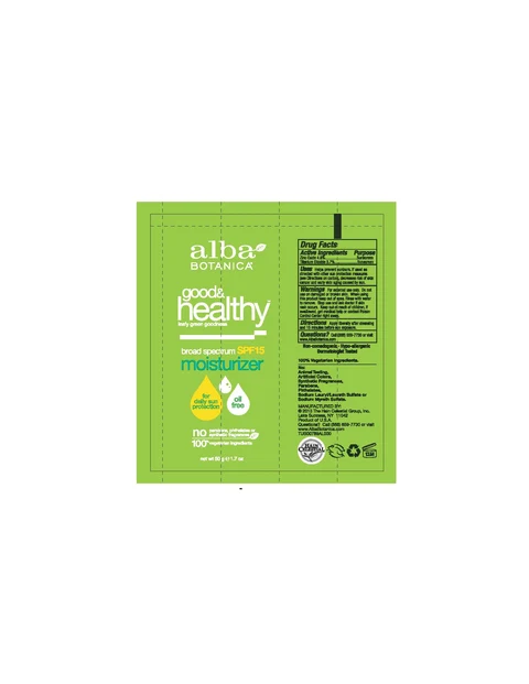 Alba Good and Healthy Moisturizer SPF15 포장