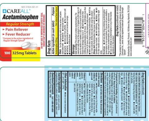 CareALL Acetaminophen 포장