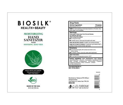 BioSilk Hand Sanitizer 포장