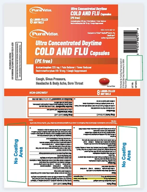 Ultra Concentrated Daytime COLD AND FLU 포장
