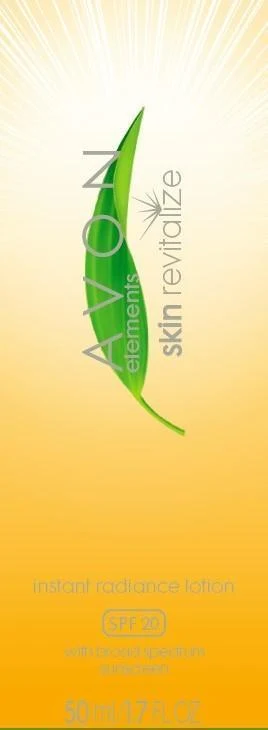 Avon ElementsSkin Revitalize Instant Radiance 포장