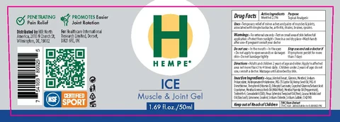 HEMPE Ice Muscle and Joint Gel 포장