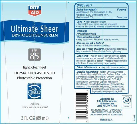 Rite Aid Ultimate Sheer packaging