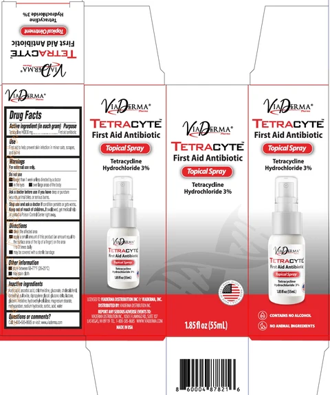 Tetracyte Topical Tetracycline Hydrochloride packaging