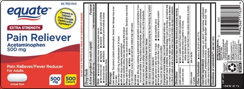 equate pain reliever packaging