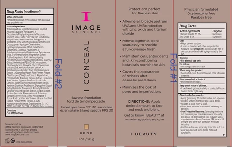I Conceal Flawless Foundation Broad Spectrum SPF 30 Sunscreen Beige 포장