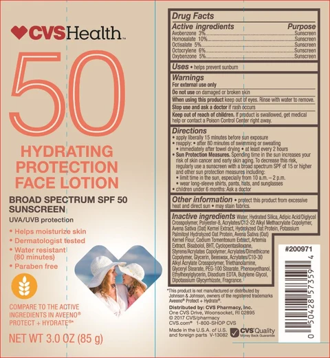 Hydrating Protection Sunscreen SPF 50 CVS 포장
