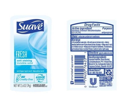 Suave packaging