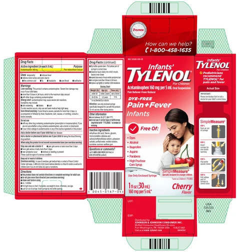 Infants TYLENOL 포장