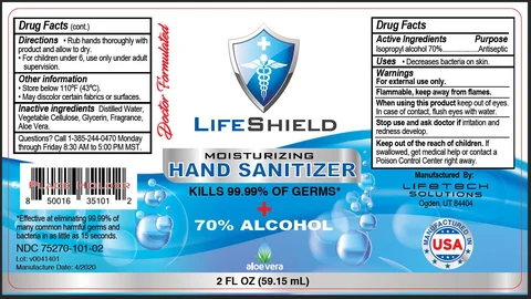 LifeShield Hand Sanitizer packaging
