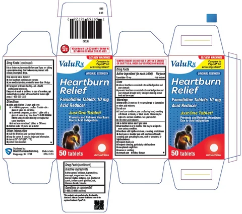 Heartburn Relief packaging