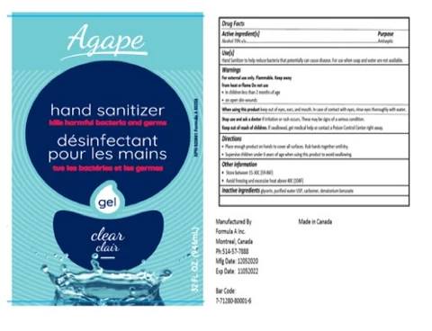Hand Sanitizer packaging