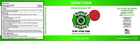 Stop-Vyrs packaging