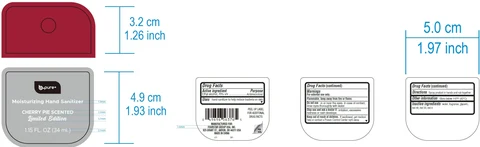 B-Pure Moisturizing Hand Sanitizer, Cherry Pie Scented 포장