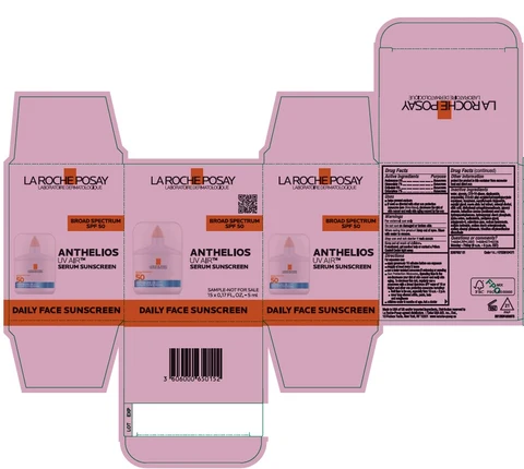 La Roche Posay Anthelios UV Air Serum Sunscreen Broad Spectrum SPF 50 packaging