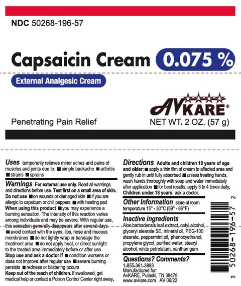 CapsaicinTopical Analgesic 포장