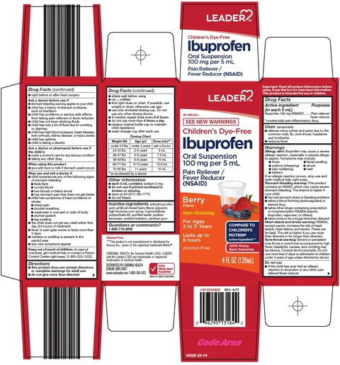 Leader Ibuprofen packaging