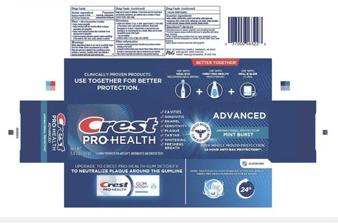 CrestPro Health Advanced Antibacterial Protection 포장