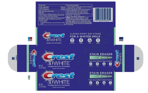 Crest 3D WhiteStain Eraser Fresh Mint 포장