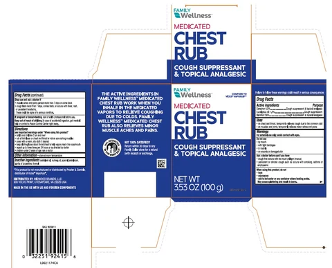 Chest Rub packaging