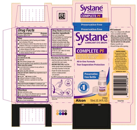 Systane COMPLETE PF 포장