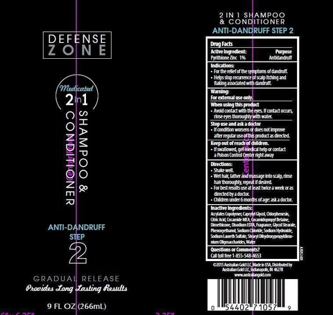 Australian Gold Defense ZoneAnti-Dandruff Step 2 포장