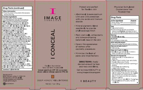 I Conceal Flawless Foundation Broad Spectrum SPF 30 Sunscreen Deep Honey 포장