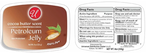 UNIVERSAL COCOA BUTTER SCENT PETROLEUM 포장