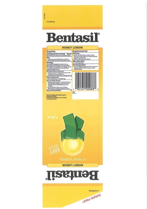 BentasilSUGAR FREE HONEY LEMON SOFT Texture 포장