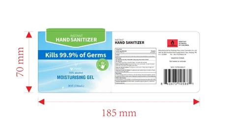 INSTANT HAND SANITIZER 포장