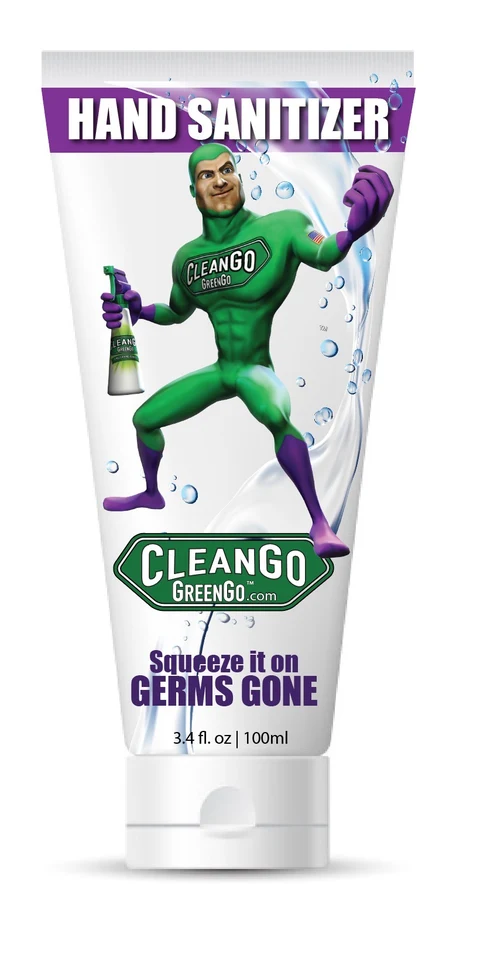 CLEANGO GREENGO HAND SANITIZER70 PERCENT packaging