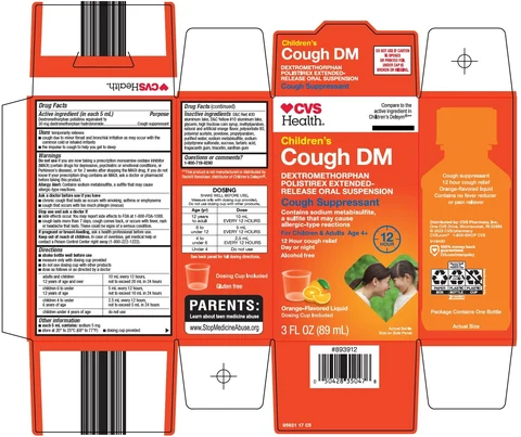 CVS Cough DM packaging
