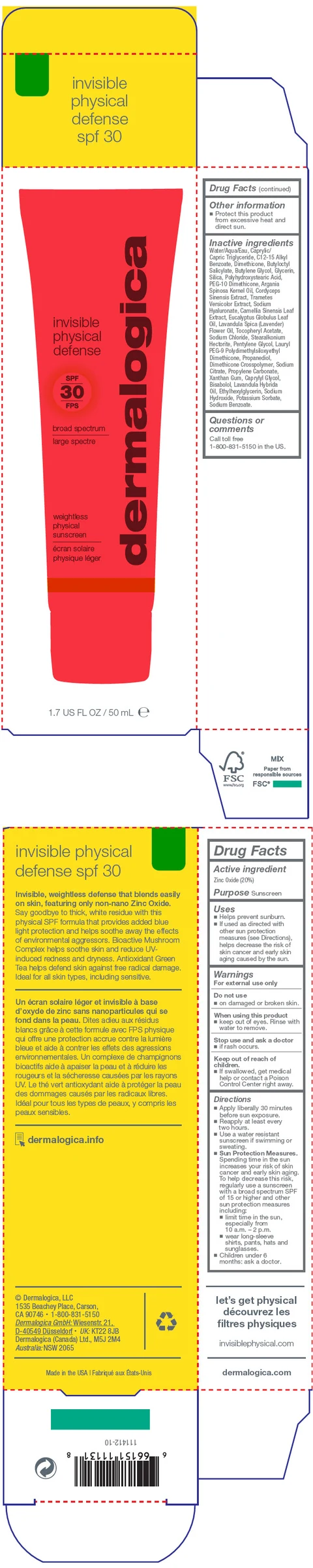 Invisible Physical Defense SPF 30 포장